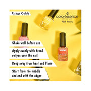 Coloressence Regular Nail Paint - Siren Red (10 ml) - Coloressence