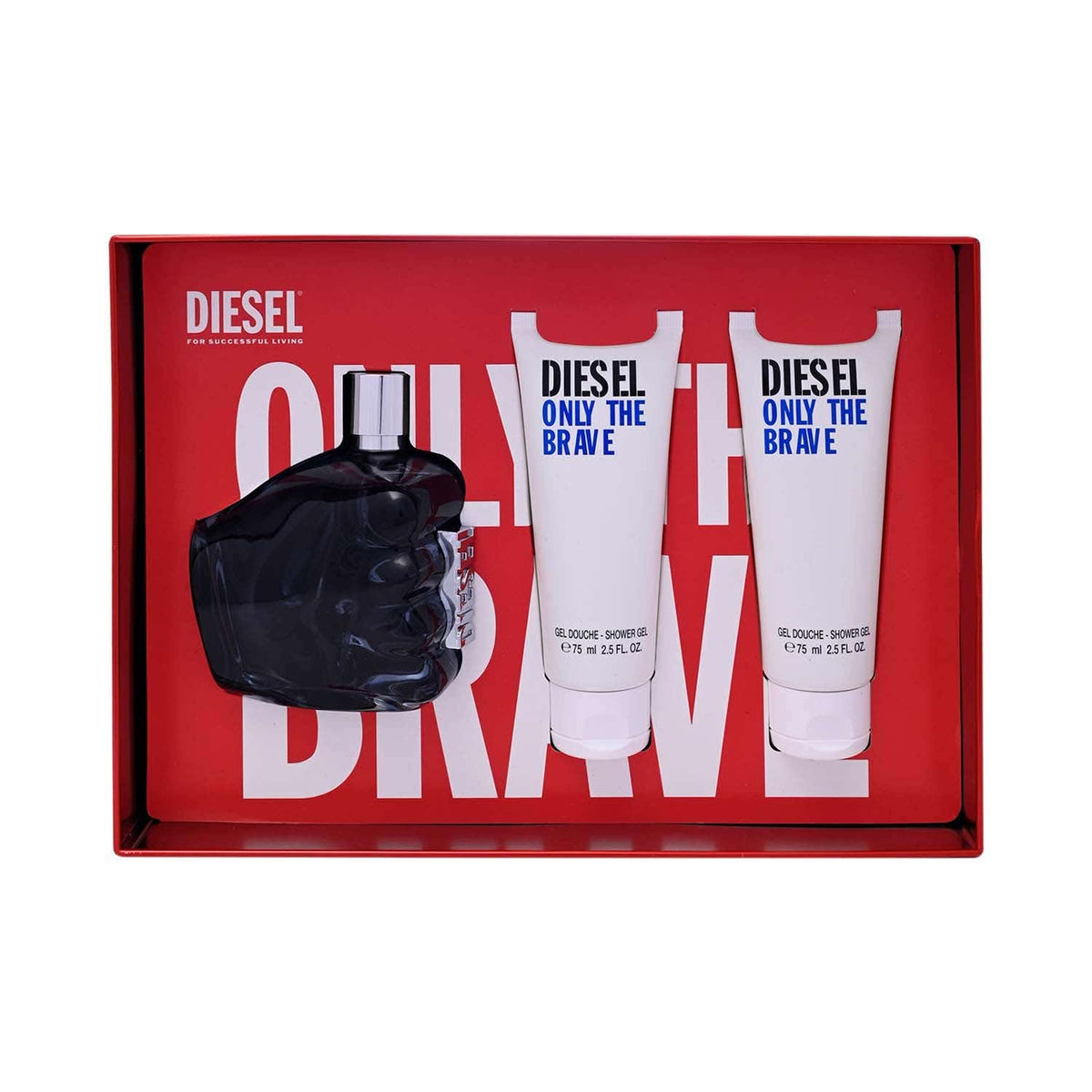 Diesel Only The Brave Eau De Toilette & Shower Gel Gift Set  (3 pcs) - Diesel