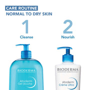 Bioderma Complete Dryness Care - Atoderm Gel douche (500 ml) and Lip Balm Combo - Bioderma
