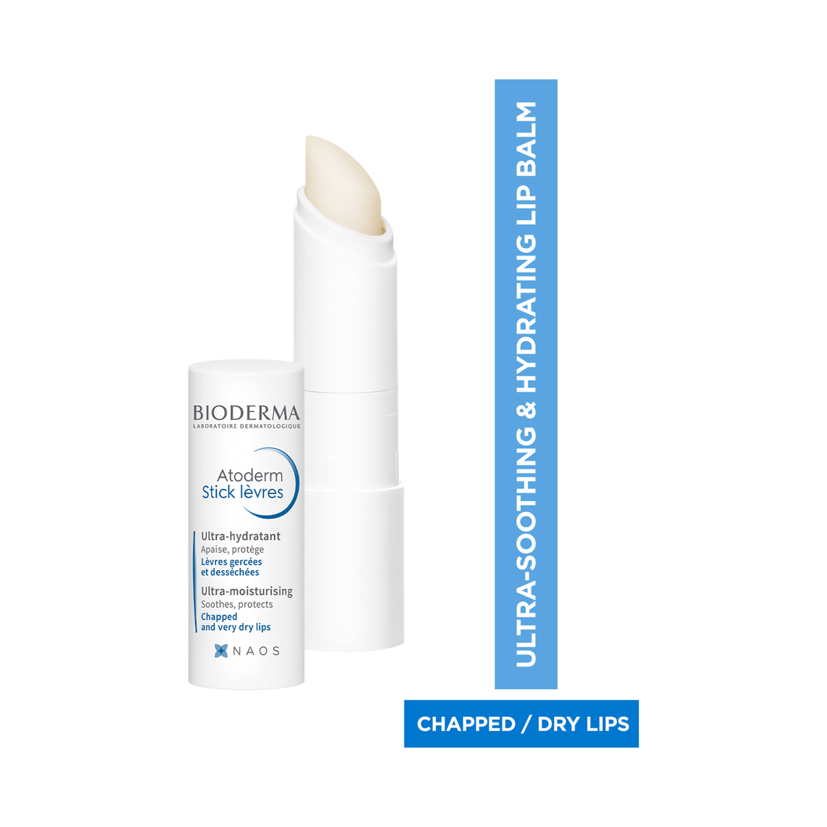 Bioderma Complete Dryness Care - Atoderm Gel douche (500 ml) and Lip Balm Combo - Bioderma