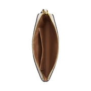 Coach Corner Zip Wristlet With Cherry Print in Gold Chalk Multi
