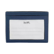 Coach Slim Id Card Case in Deep Blue