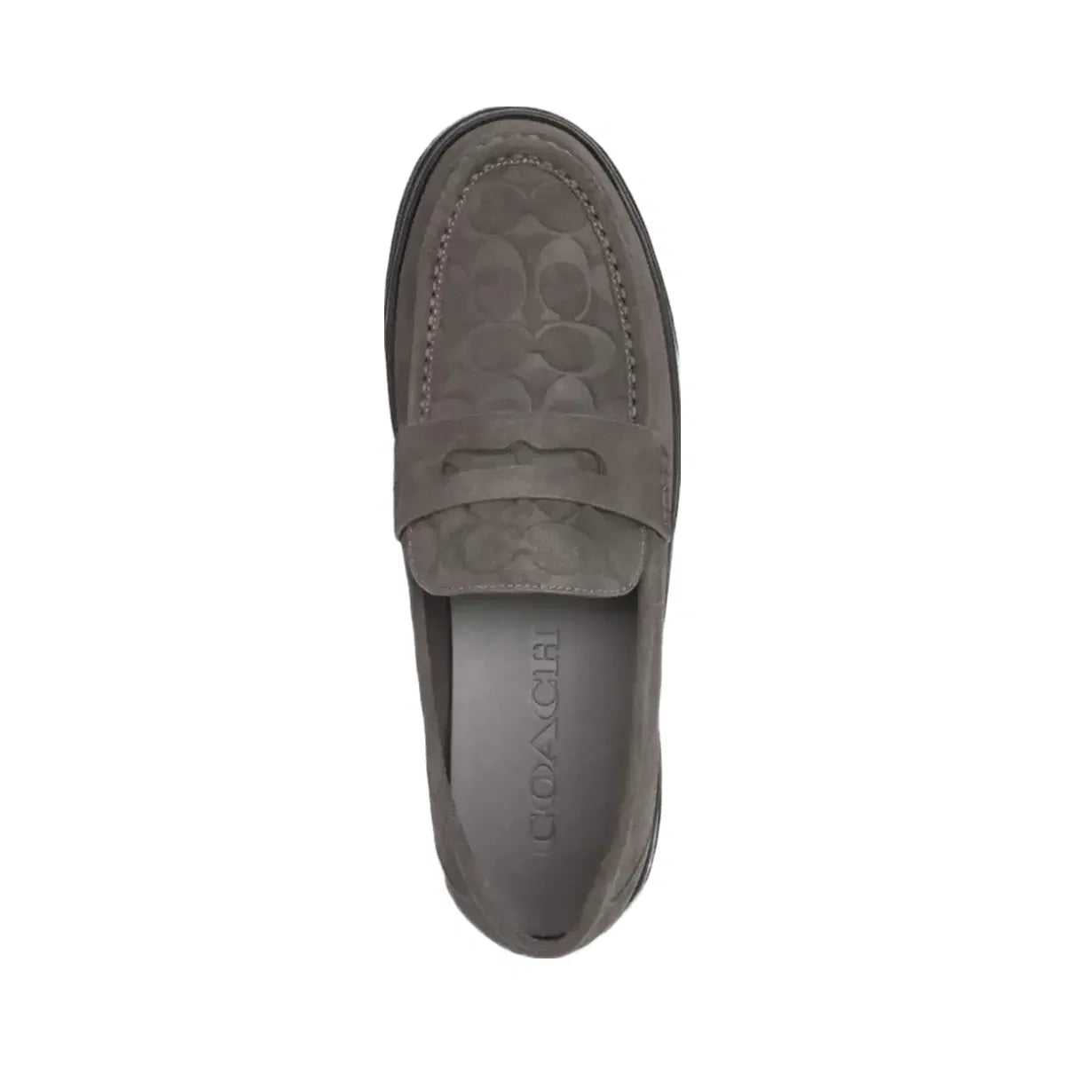 Coach Hybrid Loafer With Signature Print in Charcoal