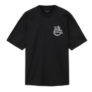 ALL SAINTS Terra Oversized Graphic T-Shirt Jet Black
