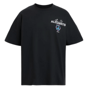ALL SAINTS Reincarnate Short Sleeve Crew Neck T-Shirt  Washed Black