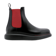 Alexander McQueen Hybrid Ankle Boot Black Red