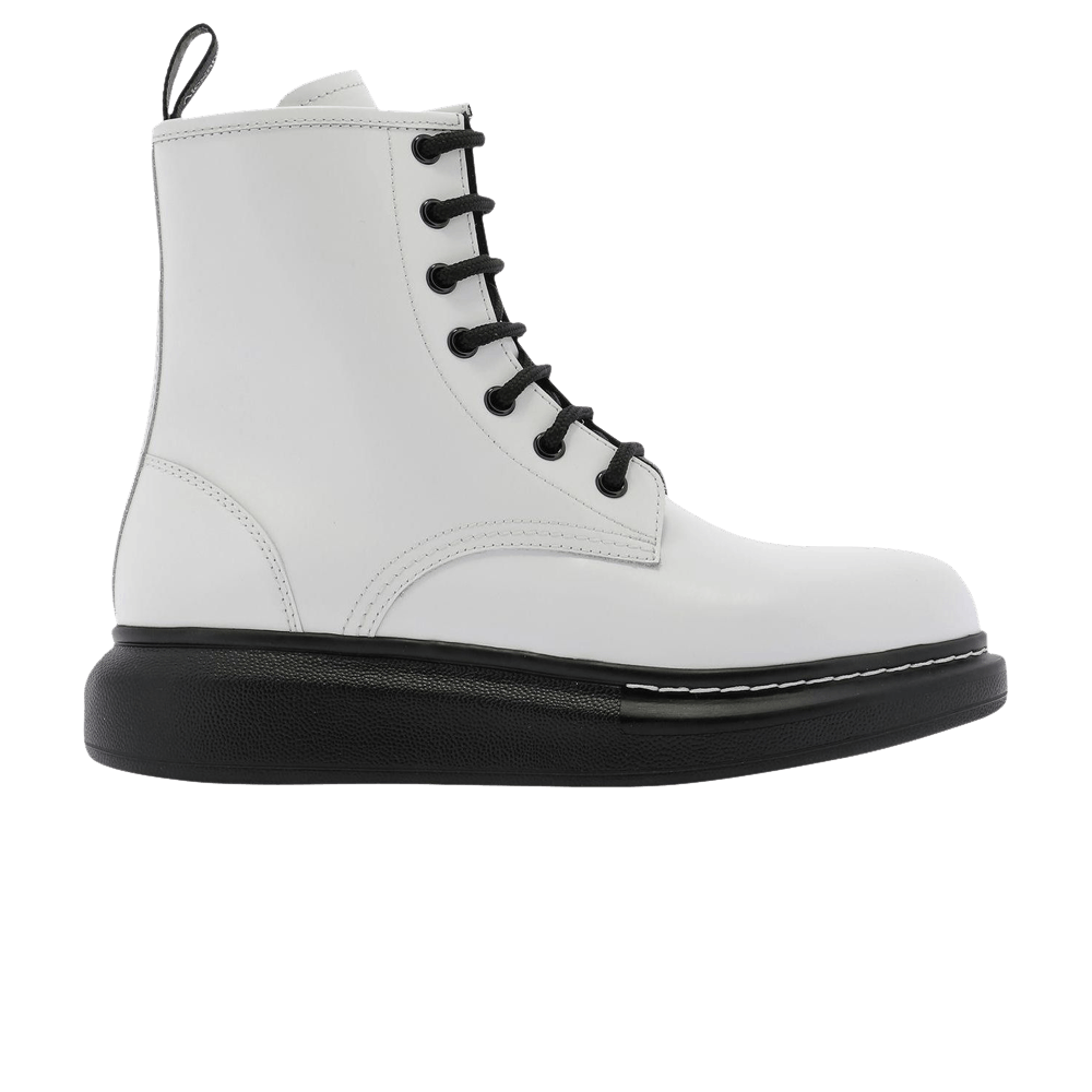 Alexander McQueen Hybrid Lace-Up Boot Black