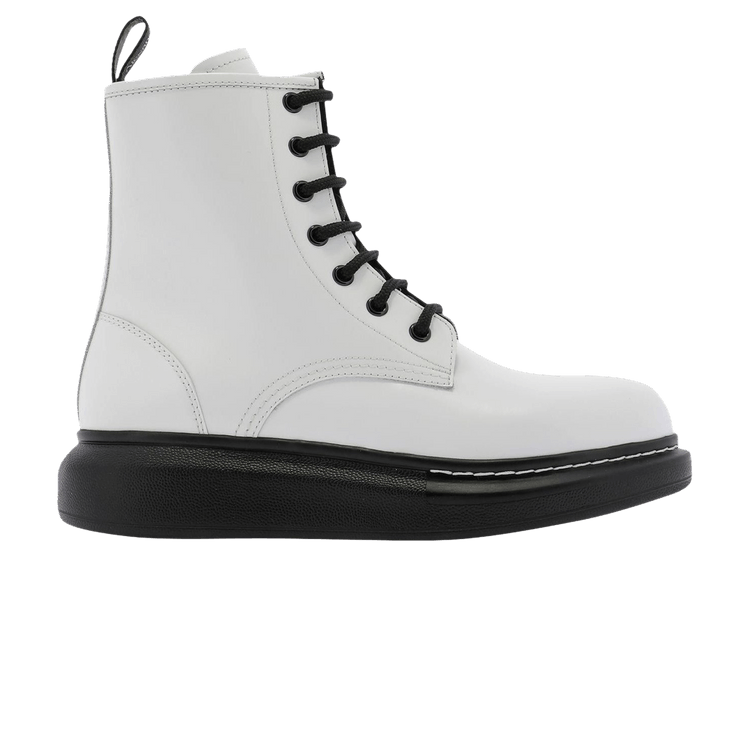 Alexander McQueen Hybrid Lace-Up Boot Black