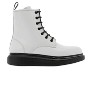 Alexander McQueen Hybrid Lace-Up Boot Black