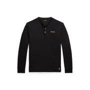 Waffle Henley Long Sleeve T-Shirt