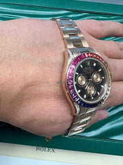 Rolex116505 116505 RAINBOW CUSTOM DIAMONDS EVEROSE