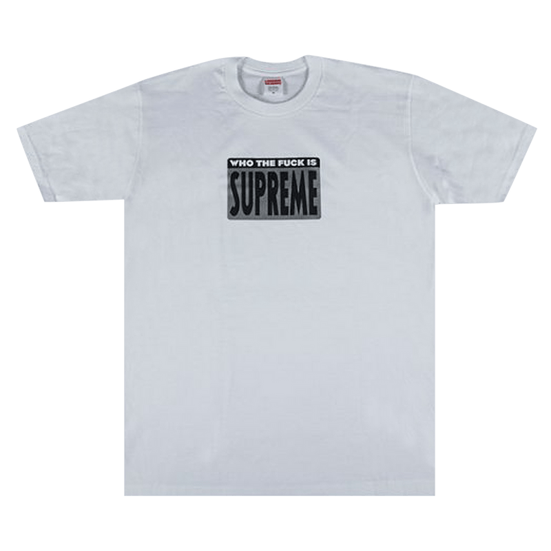 Supreme Who The Fuck T-Shirt White
