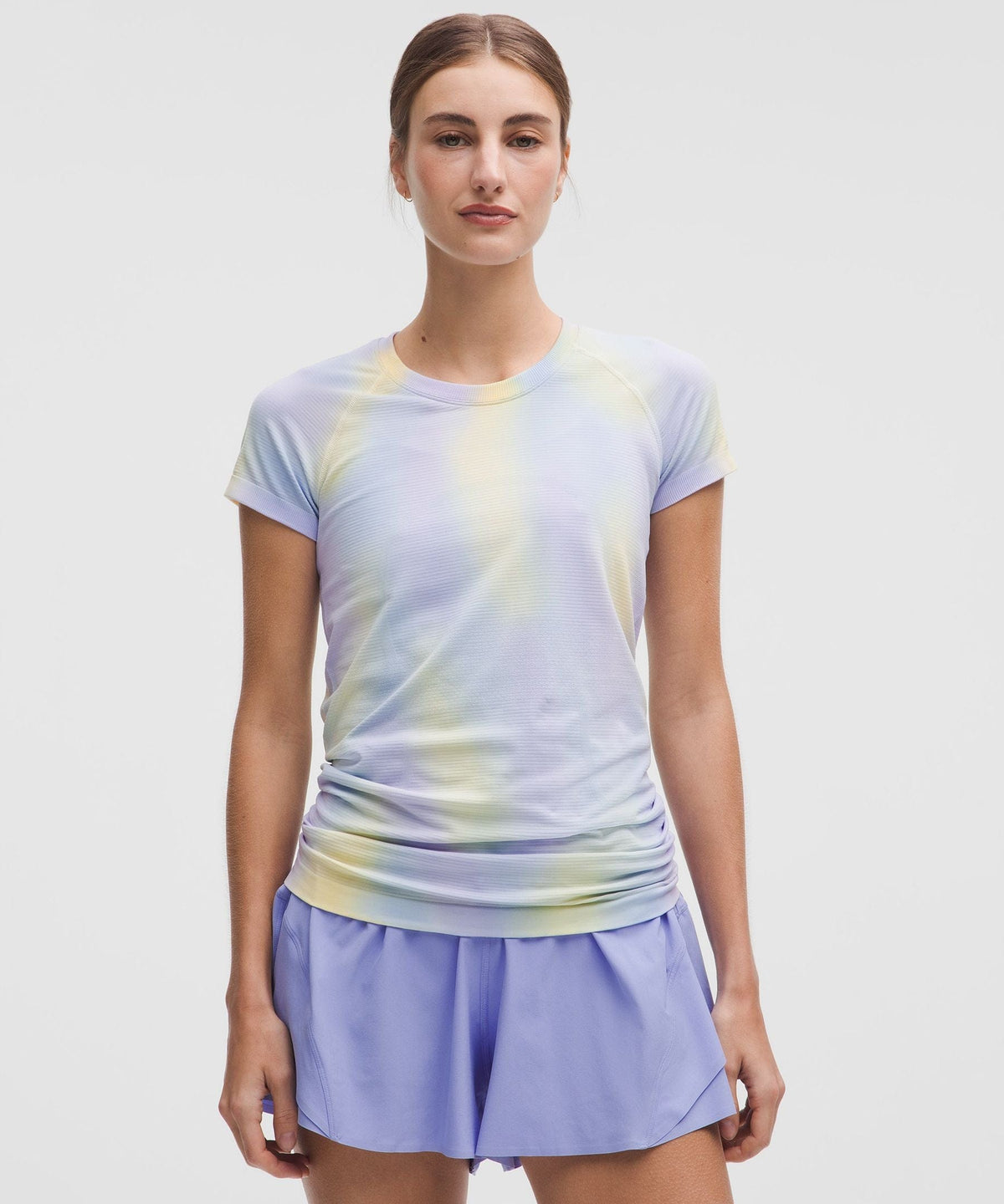 Lululemon Women's Swiftly Tech Short - Sleeve Shirt 2.0 Hip Length *Wash