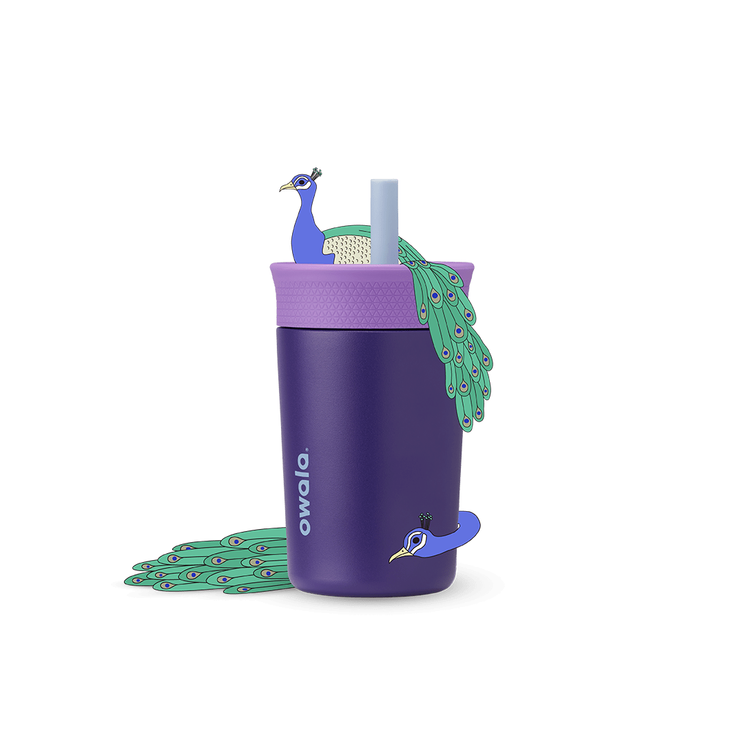 Owala Kids Tumbler Peacock Palace