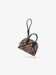 Michael Kors Ashton Wool Blend Bag Charm Black