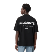 ALLSAINTS Underground Oversized Crew Neck T-Shirt Jet Black