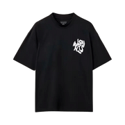 ALLSAINTS Orlando Logo Print Oversized T-Shirt Jet Black