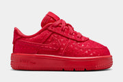 Nike Air Force 1 Low Valentines Day Infant Toddler Lifestyle Shoes (University Red/University Red/Black)