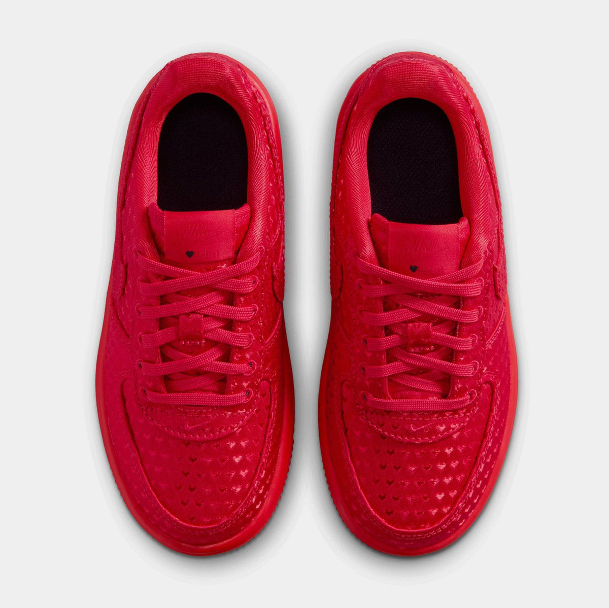 Nike Air Force 1 Low Valentines Day Preschool Lifestyle Shoes (University Red/University Red/Black)