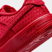 Nike Air Force 1 Low Valentines Day Preschool Lifestyle Shoes (University Red/University Red/Black)