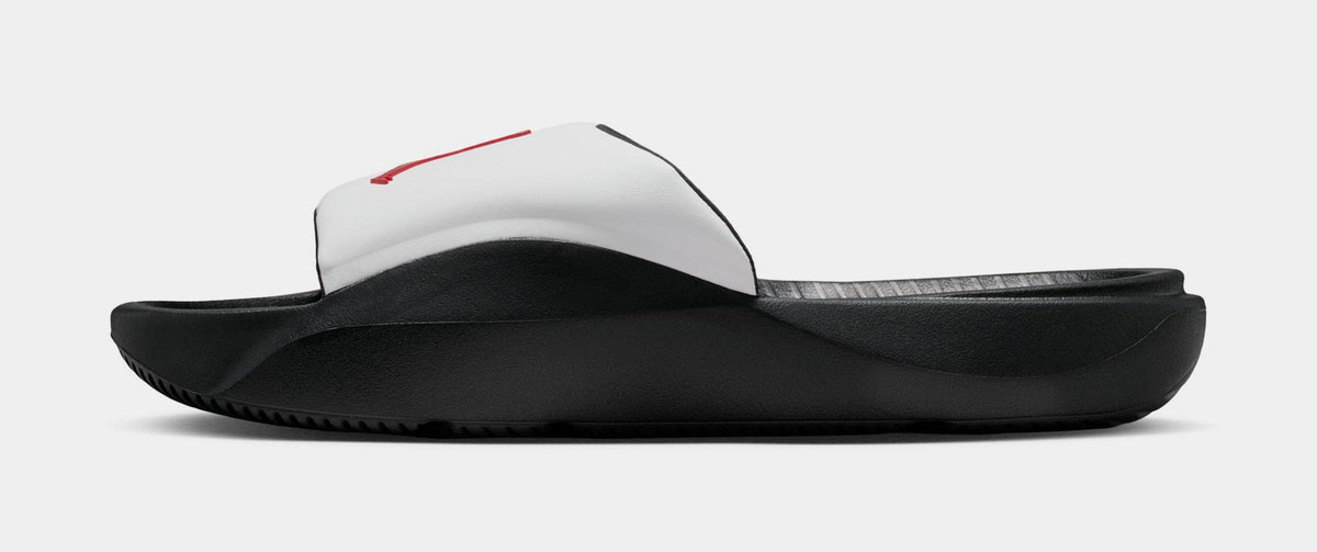 Air Jordan Franchise Slides Mens Sandals (White/Black/Gym Red)