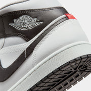 Air Jordan 1 Mid Mens Lifestyle Shoes (Summit White/Black/Neutral Grey)