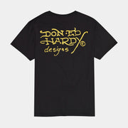 ED HARDY Cowboy Skull Rhinestone Mens Short Sleeve Shirt (Black)