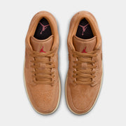 Air Jordan 1 Low Flax Mens Lifestyle Shoes (Flax/Flax/Varsity Red/Muslin)