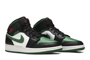 Air Jordan 1 Mid GS Black Pine Green