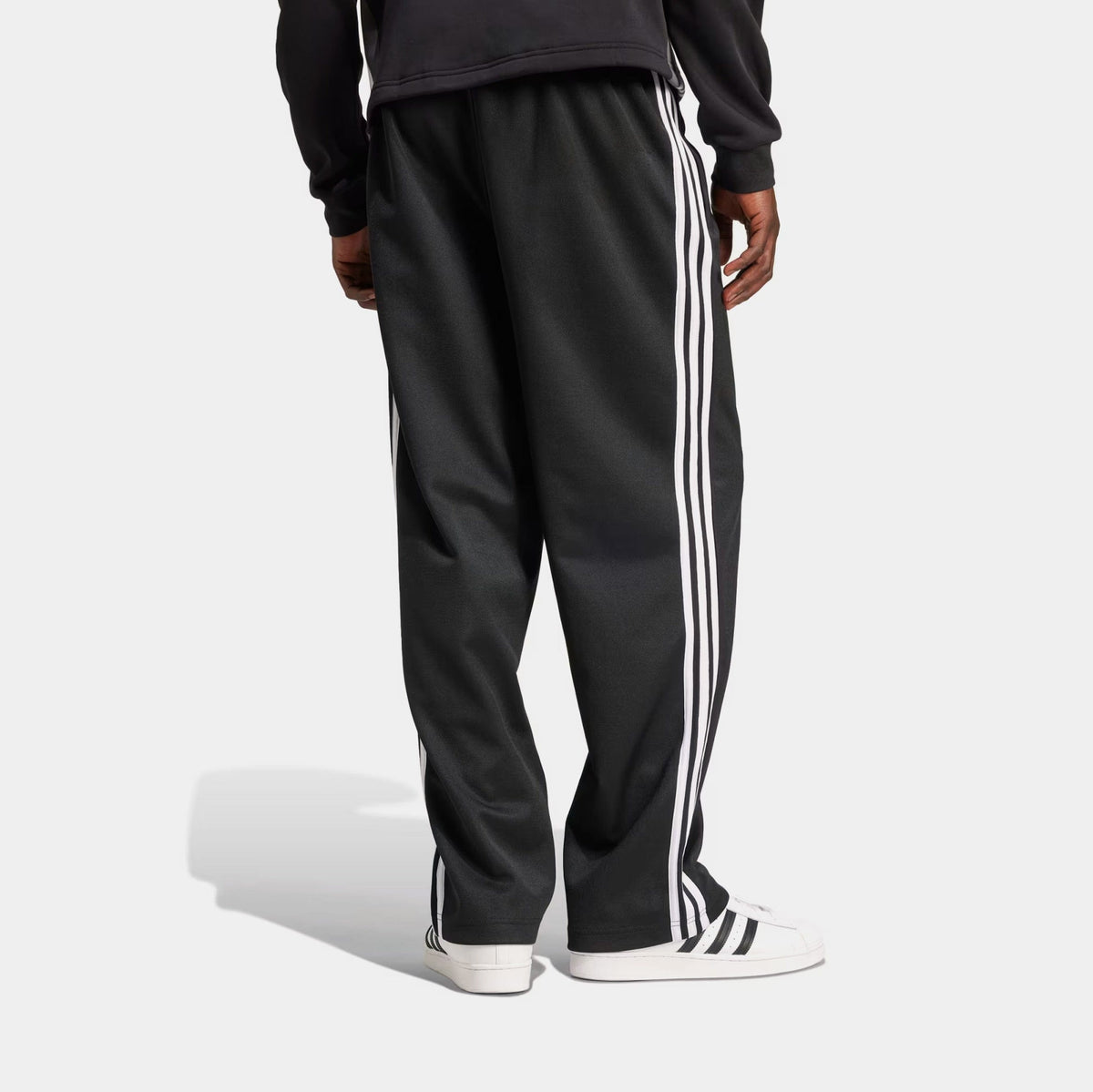 adidas Adicolor Baggy Firebird Track Mens Pants (Black)