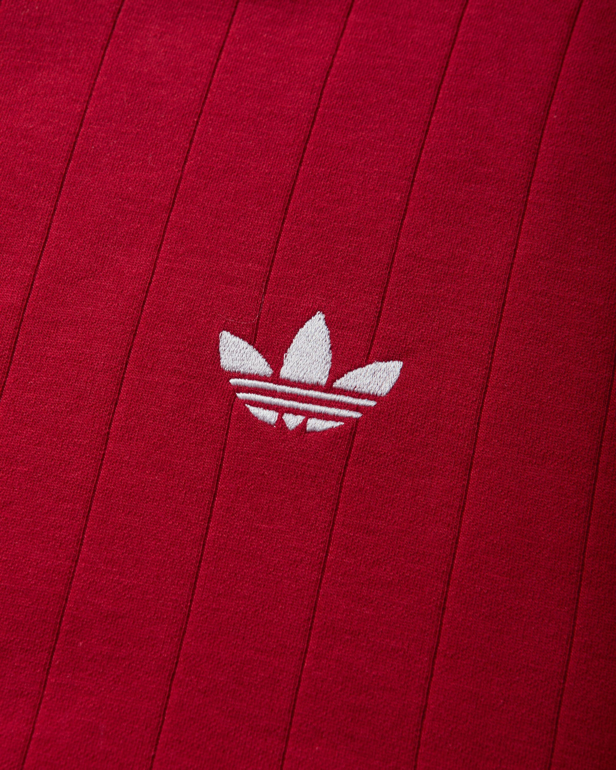 adidas Men's Drop Needle 3-Stripes T-Shirt Team Victory Red