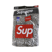 Supreme x Hanes Leopard Boxer Briefs (2 Pack) Leopard