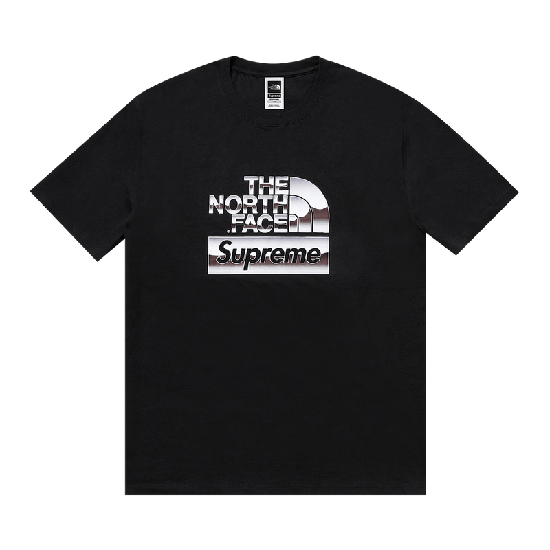 Supreme The North Face Metallic Logo T-Shirt Black