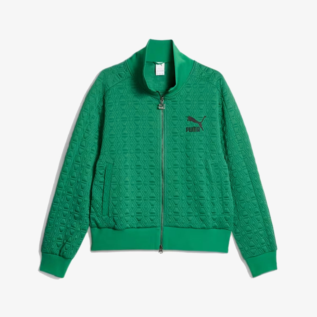 Puma | LUXE SPORT T7 TRACK JACKET  { ARCHIVE GREEN