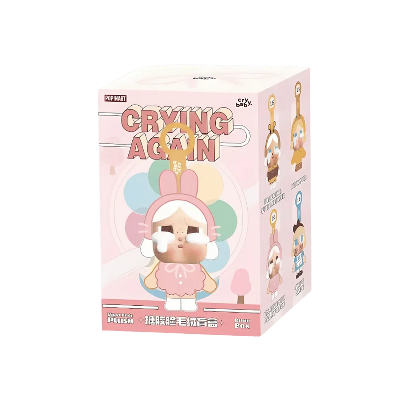 Pop Mart CryBaby Crying Again Series Vinyl Face Plush Single Blind Box