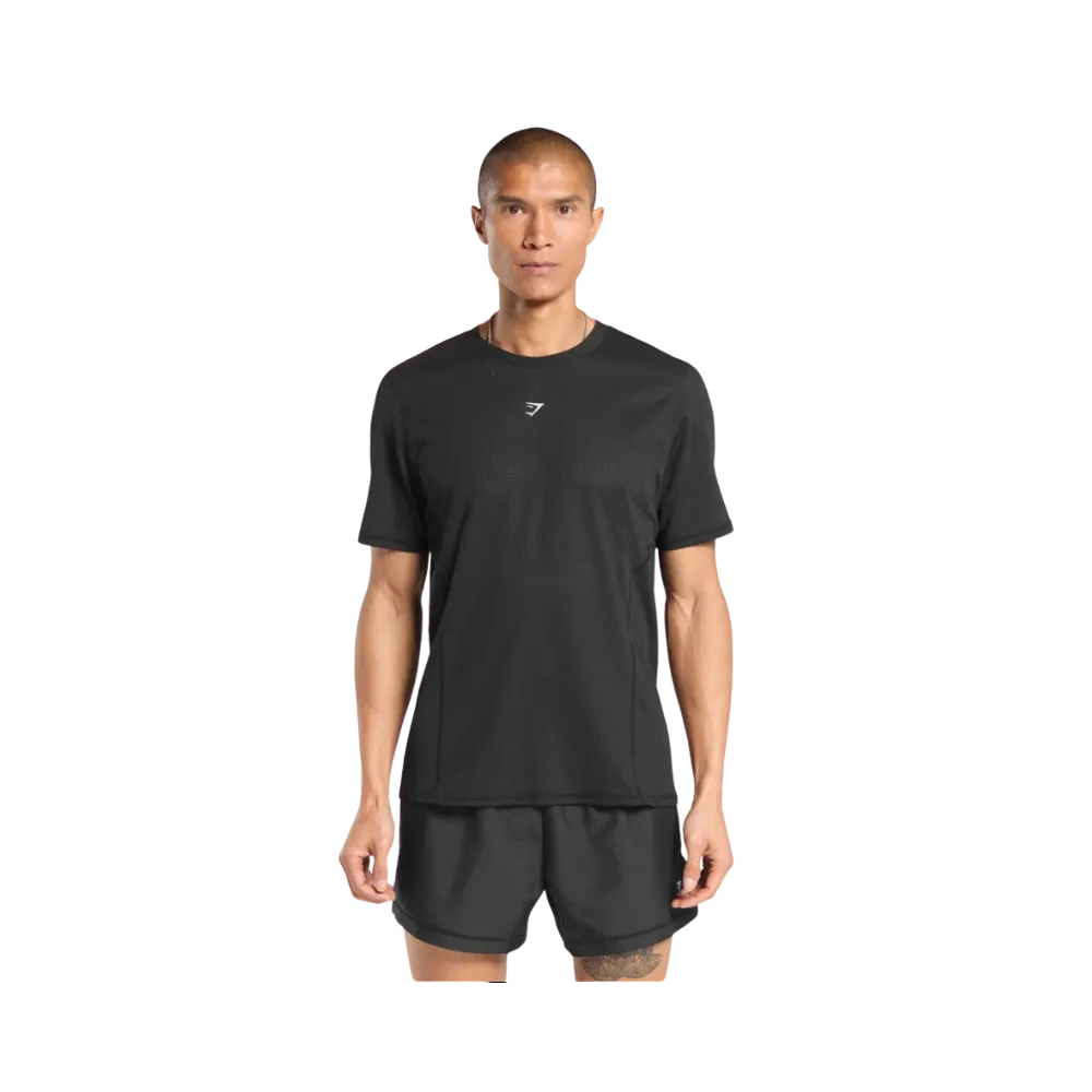 Gymshark Running T-Shirt Slim Fit Black