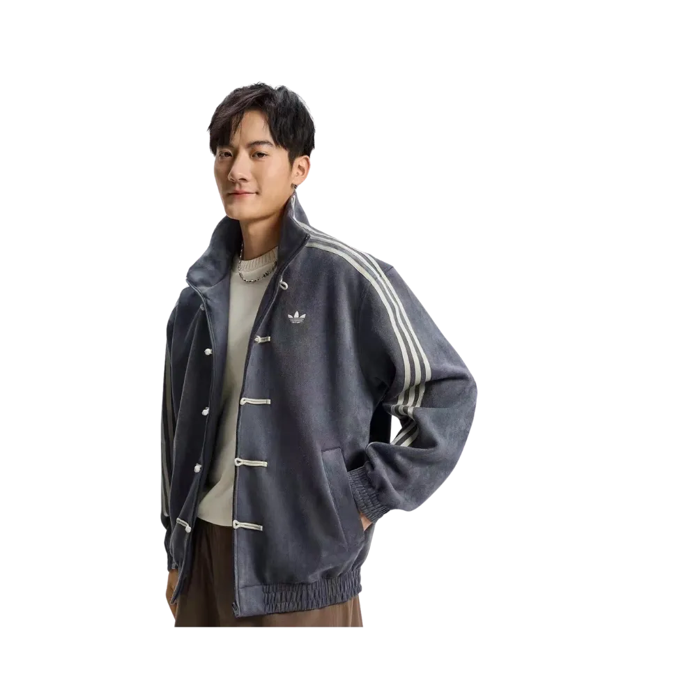 Adidas Originals CTT Chinese Track Top Casual Jacket Dark Grey