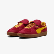 PUMA x HARRY POTTER PALERMO HAIRY SUEDE FORMSTRIP { DARK CRIMSON-YELLOW SIZZLE