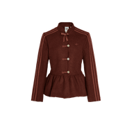 adidas Womens Chinese New Year CNY Jacket Brown Red