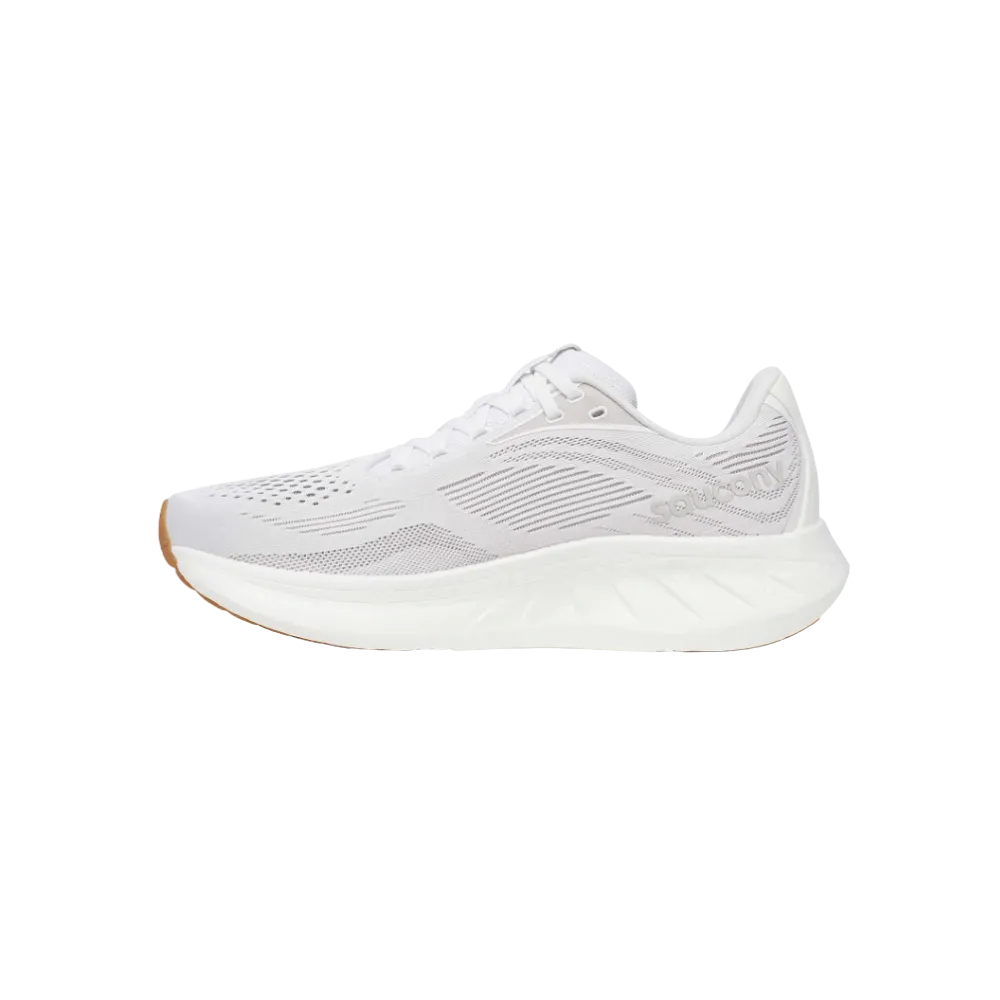 Saucony Ride 18 White Gum