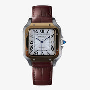 Santeiko White Brown Leather