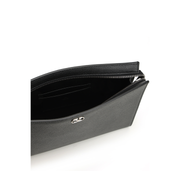 Grained Leather Pouch