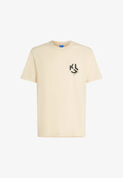 Karl Lagerfeld Jeans MONOGRAM SHORT SLEEVED Print T-shirt Wood Ash