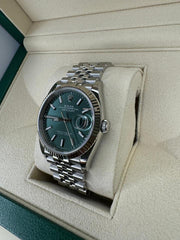 Rolex | Datejust | 126234 | Gold/Steel | 36 mm | Steel | Green | Automatic