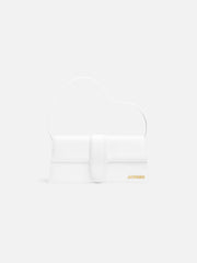Jacquemus The Long Bambino Smooth Leather Structured Shoulder Bag White