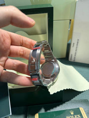 Rolex | Milgauss | ROLEX 116400GV FULL STICKERS MK1 FULL SET BLACK GREEN GLASS | Steel | 40 mm | Steel | Black | Automatic