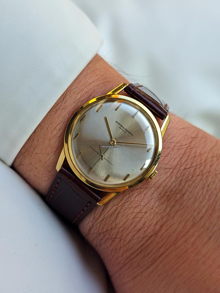 Vacheron Constantin Patrimony 6456 Gold 18kt 0.750 Jumbo Like New Overseas