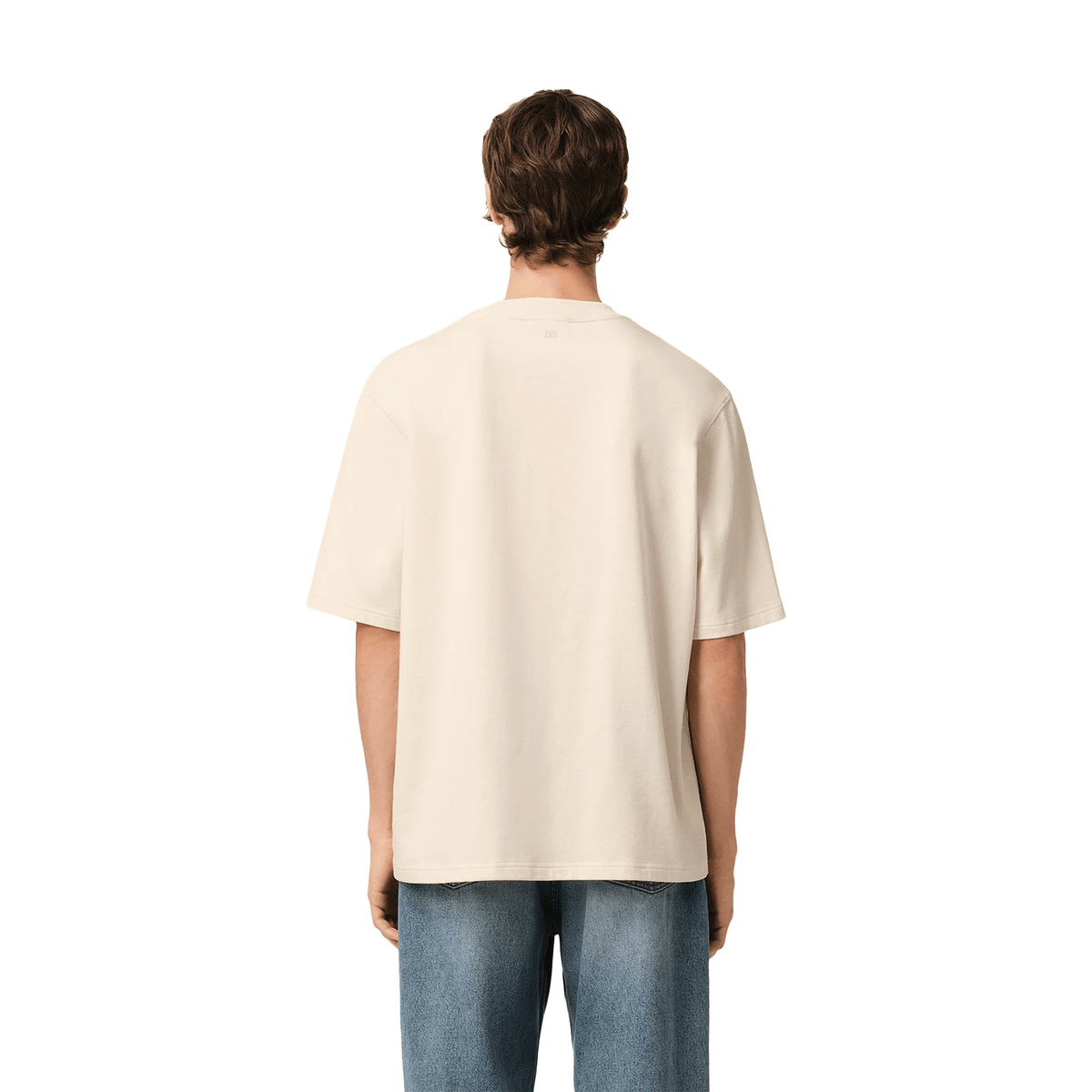 AMI PARIS Ami de Coeur Cotton Patch Tee Off-White (SS25)