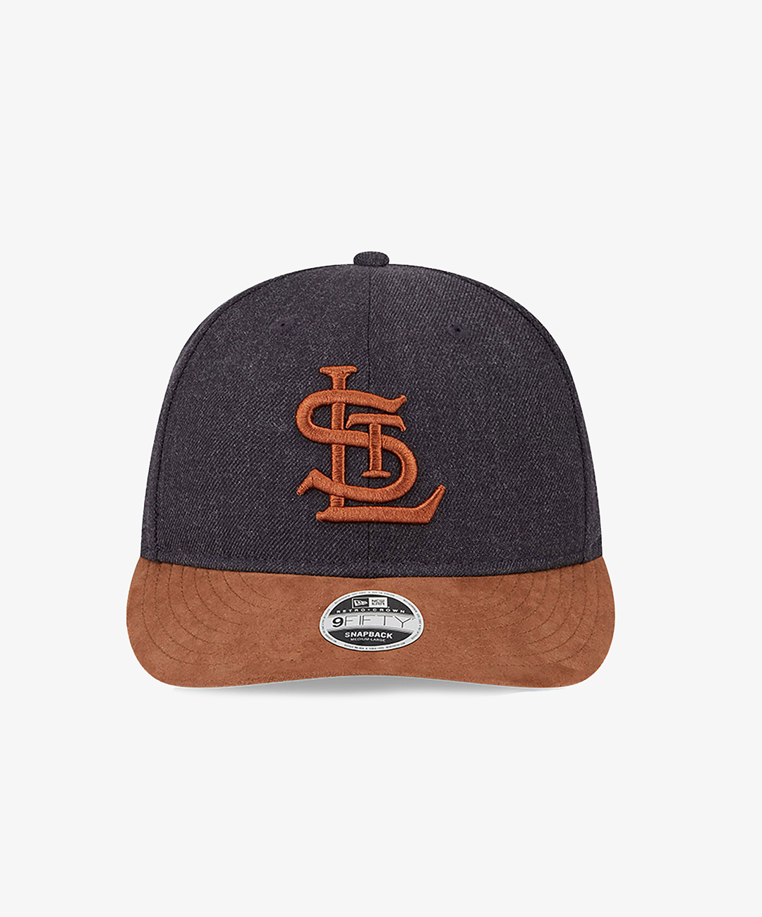 New Era | ST. LOUIS CARDINALS MLB TWO TONE NAVY RETRO CROWN 9FIFTY STRAPBACK CAP { BLUE