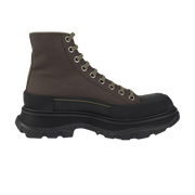 Alexander McQueen Tread Slick Boots Brown Khaki